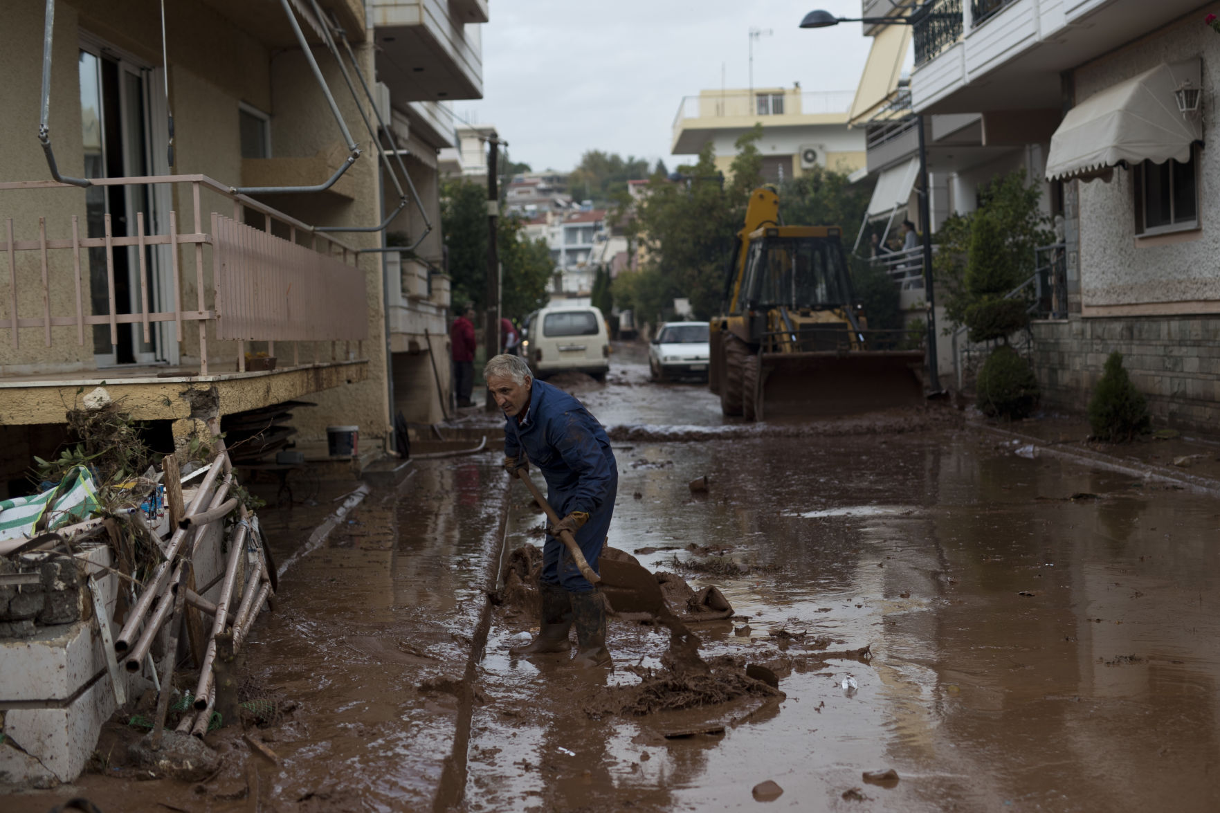 APTOPIX Greece Storms